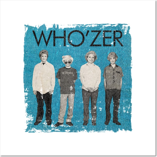 Golden Who'zer Weezer Wall Art by KLASYUS CLAY